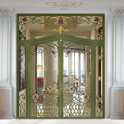 Wide Wrought Iron Fence Gates Hot Dip Galvanized Classic Anti Rust