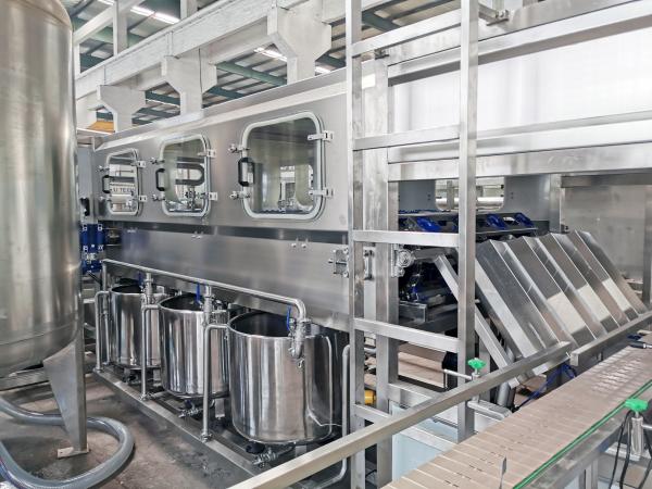 20 Liters 600 BPH PLC Automatic Bottle Filler Machine Accurate Filling Capacity