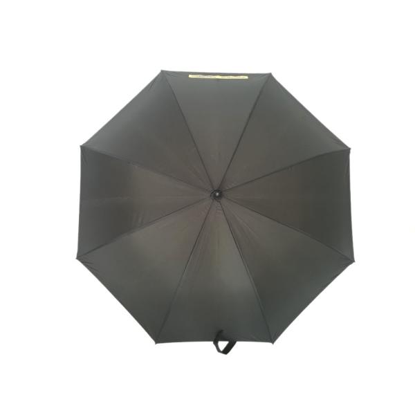 30 Inch Black&Yellow Double Canopy Golf Umbrella With Custom Logo Printing