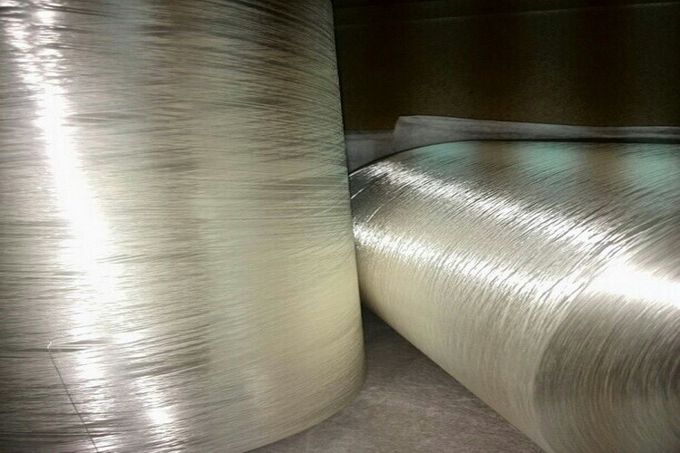 Breathable Bright Raw White 120D / 30F Viscose Rayon Filament Fancy Yarns For Knitting