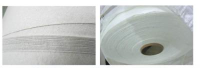 White Polyester Nonwoven Geotextile Separation Layer Driveway Fabric For Slope Protection