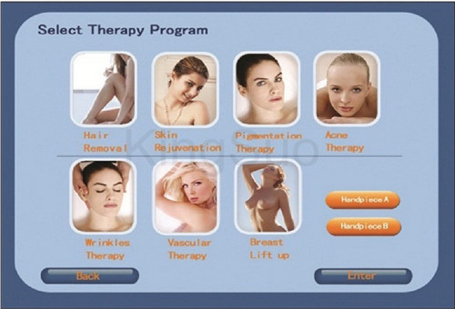 2 handles SHR E-light IPL Freckle Removal/Acne Removal/SHR IPL Hair Removal