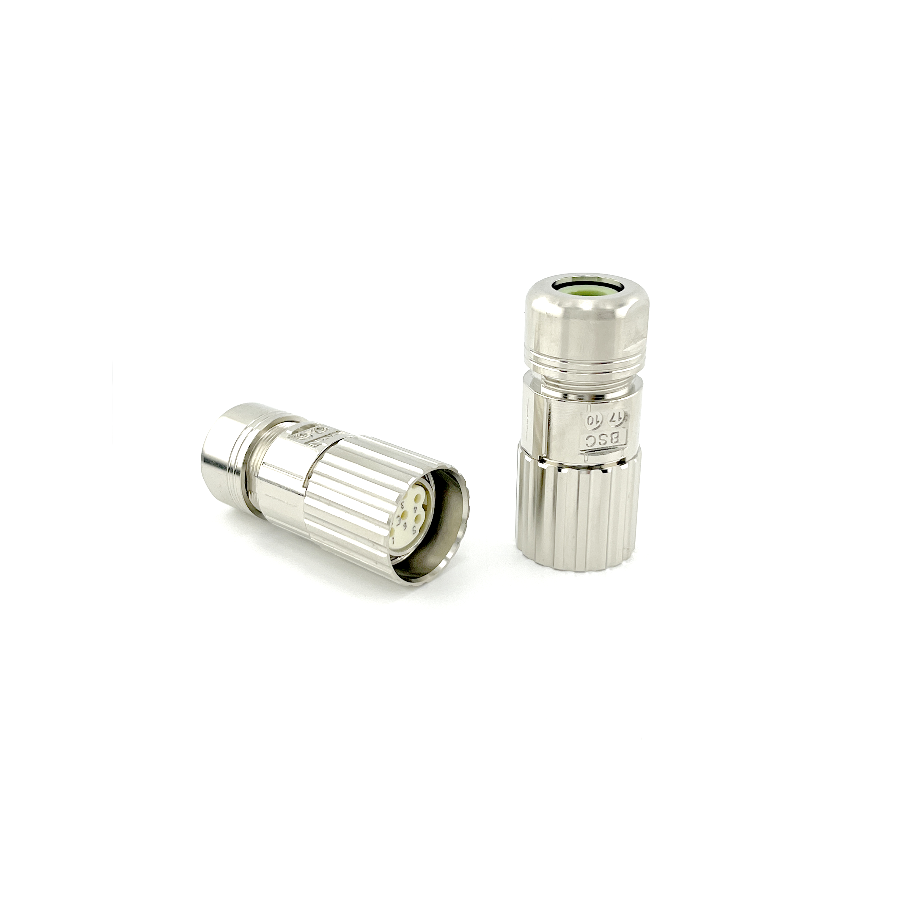 Metal Shell Circular Female Connector Solder Termination Style For Long Lasting Connections