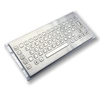 Clavier en acier inoxydable IP65 imperméable à l'eau SUS304 Conception compacte Clavier de taille MINI Panneau arrière monté à -40°C