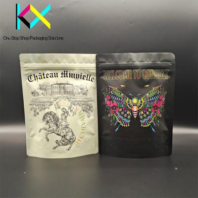 Customizable Plastic Pouch Bags Spot UV Zip Pouch Food Packaging