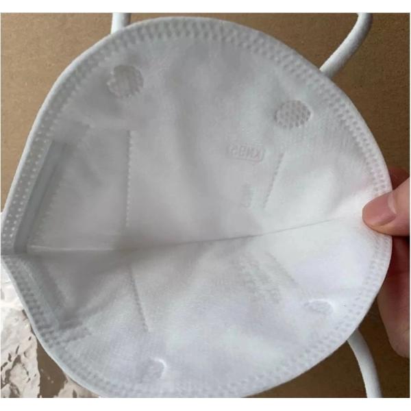 Folding KN95 Face Mask Non Woven Disposable Mask Antibacterial Anti Virus