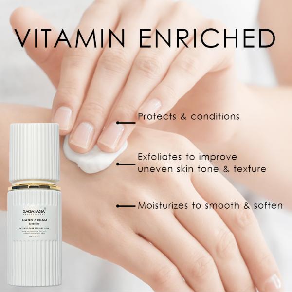 100ML Moisturizing Hand Cream and Lotion Softens and Smooth With Logo Custom Dryness Relief Foot Skin Care