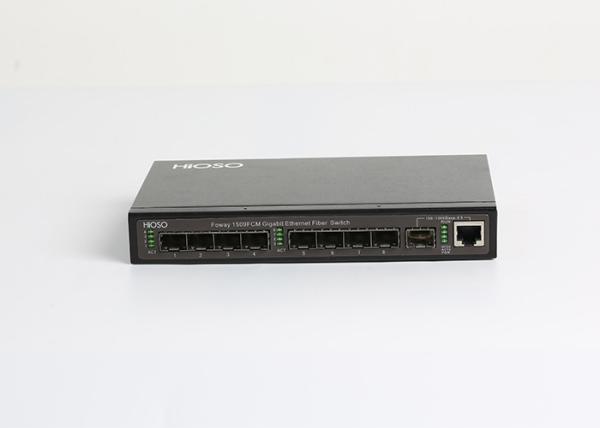 1000Mbps 1550nm Fiber Distribution Switch 28mm×193mm×119mm