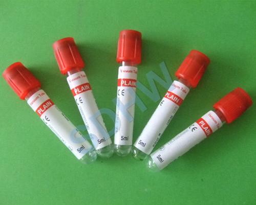 Vacuum blood collection tube Plain Tube