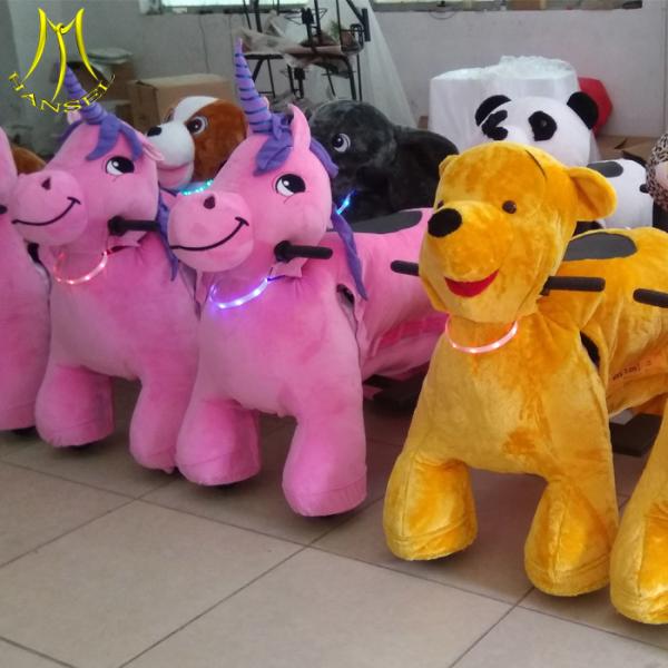 Hansel theme park equipment for kids coin operated kiddie rides horses coin operated horse ride