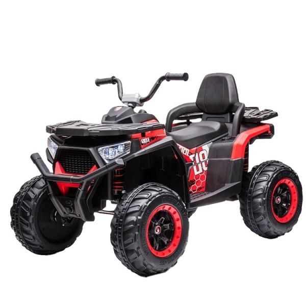 Красный Чёрный Белый Розовый Детки 4 колеса ездить на ATV Powerwheel 12v электрический автомобиль для детей