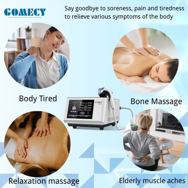 Advanced Focused Shockwave Device Muscle Relaxation Sports Injury Recovery System