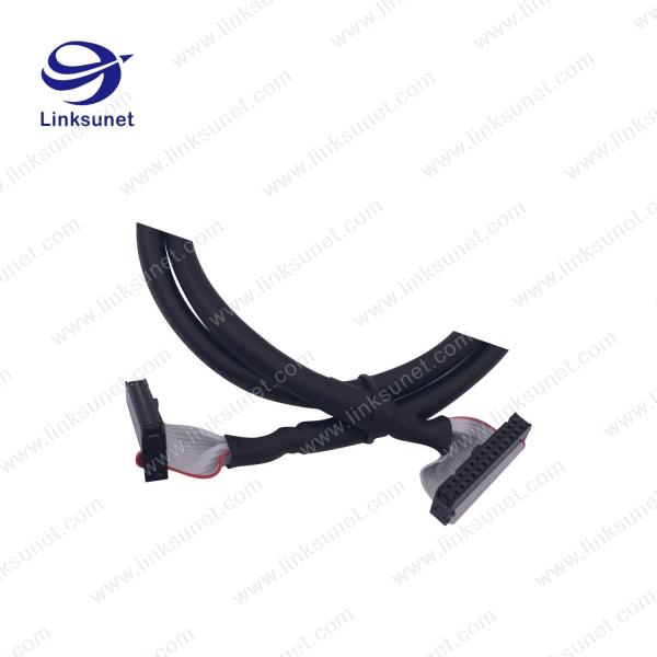 Round Flat Cable Connector UL2651 - 28AWG 1.27MM PICH PVC Twisted Pair Flat Cable