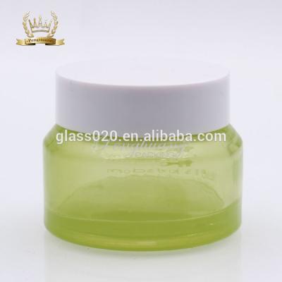 cuidados com a pele de 15ml 30ml 50ml que empacotam o frasco do creme do olho verde