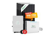 200ah 300ah 5kwh 10kwh 20kwh Sistemas de Armazéns Solares de Telhado Sistema de Montagem de Painéis