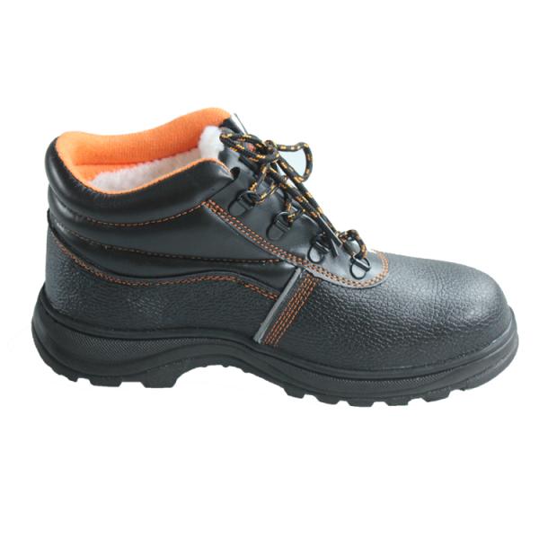 Genuine Leather Upper And Nylon Fabric Gusset Men Unisex Work Boots