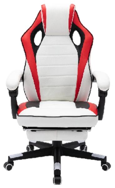Ergonomic Gaming Chair with PU Casters and Adjustable Height