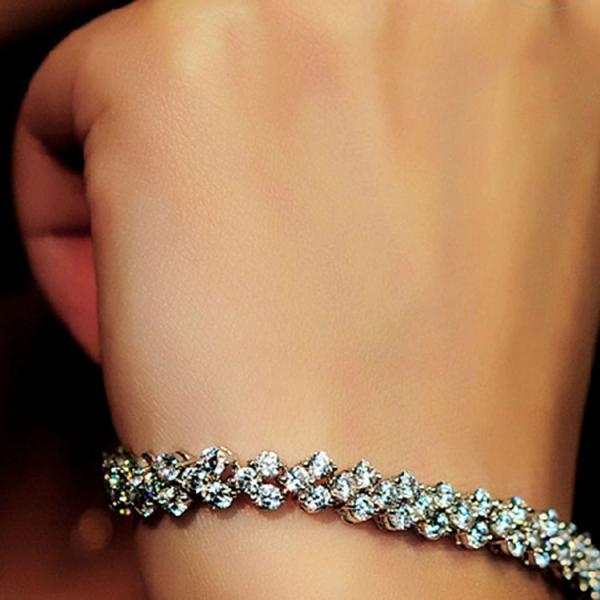 High Quality Clear Cubic Zirconia Tennis Bracelet for Women Wedding Jewelry (JDS935 )
