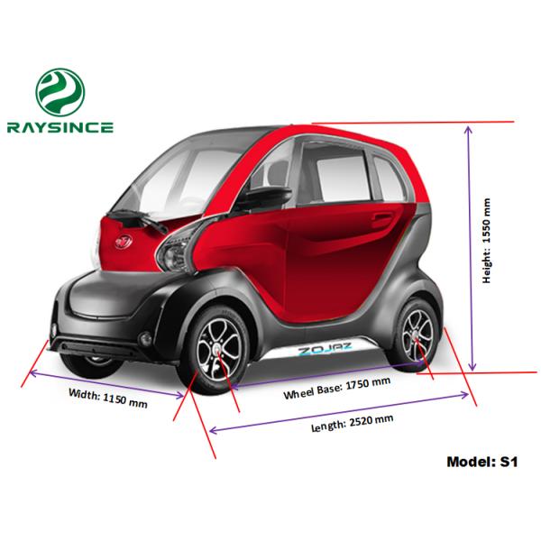 China manufacture cheap price electric car 4 wheels 3 seats new energy electric vehicle with center drive