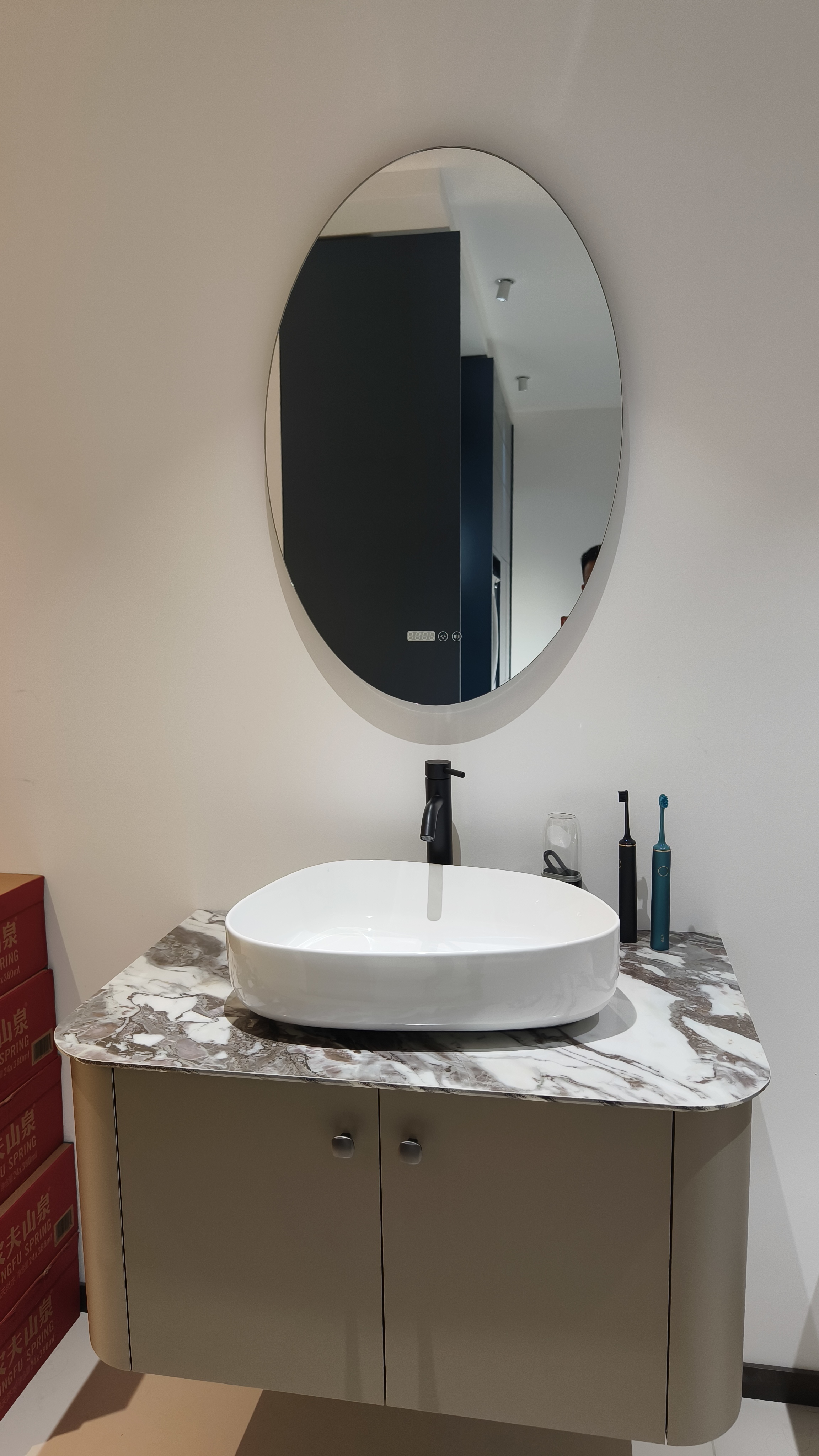 Bathroom Stainless Steel Vanity Rustproof Moisture Resistant For Hygienic Storage