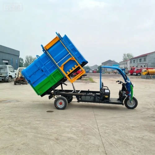 Self‑Loading & Self‑Dumping Garbage Truck , Waste Cleaning & Transfer Sanitation Vehicle