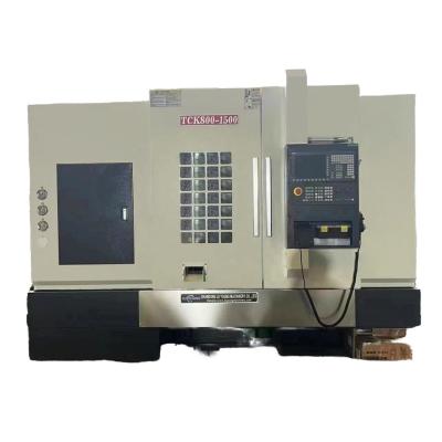 Single Medium Duty GSK CNC Gear Bearing Servo Automatic Drilling Tapping Universal Elétrico tck800 Freagem horizontal