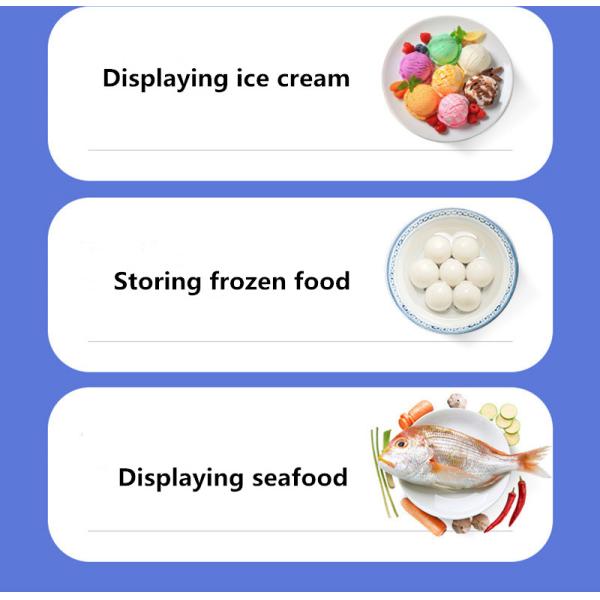 Multiclimate Vertical Glass Door Freezer , 750W 3 Door Merchandiser Refrigerator