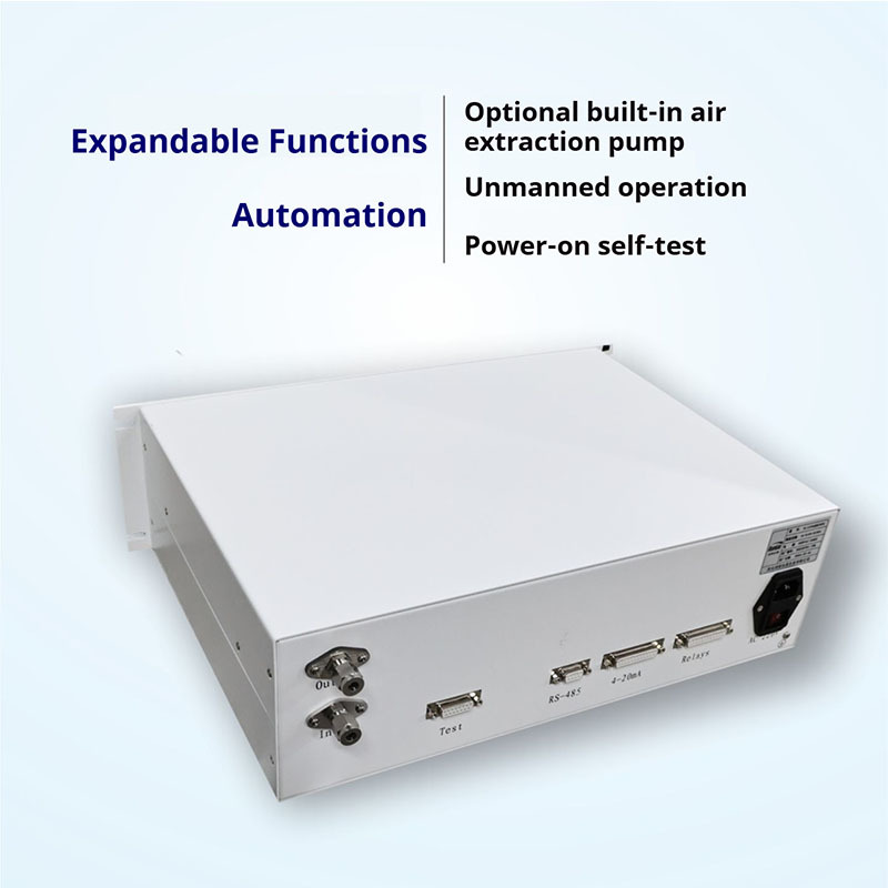 High Accuracy Oxygen Gas Analyzer Metal Housing 3D Ion 0.00%-99.99% Range