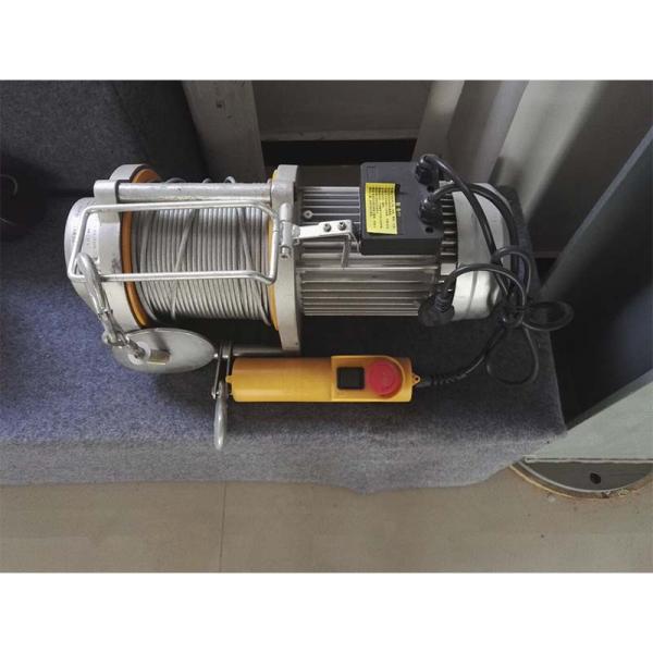 500kg 1t 2t Small Construction Electric Wire Rope Winch
