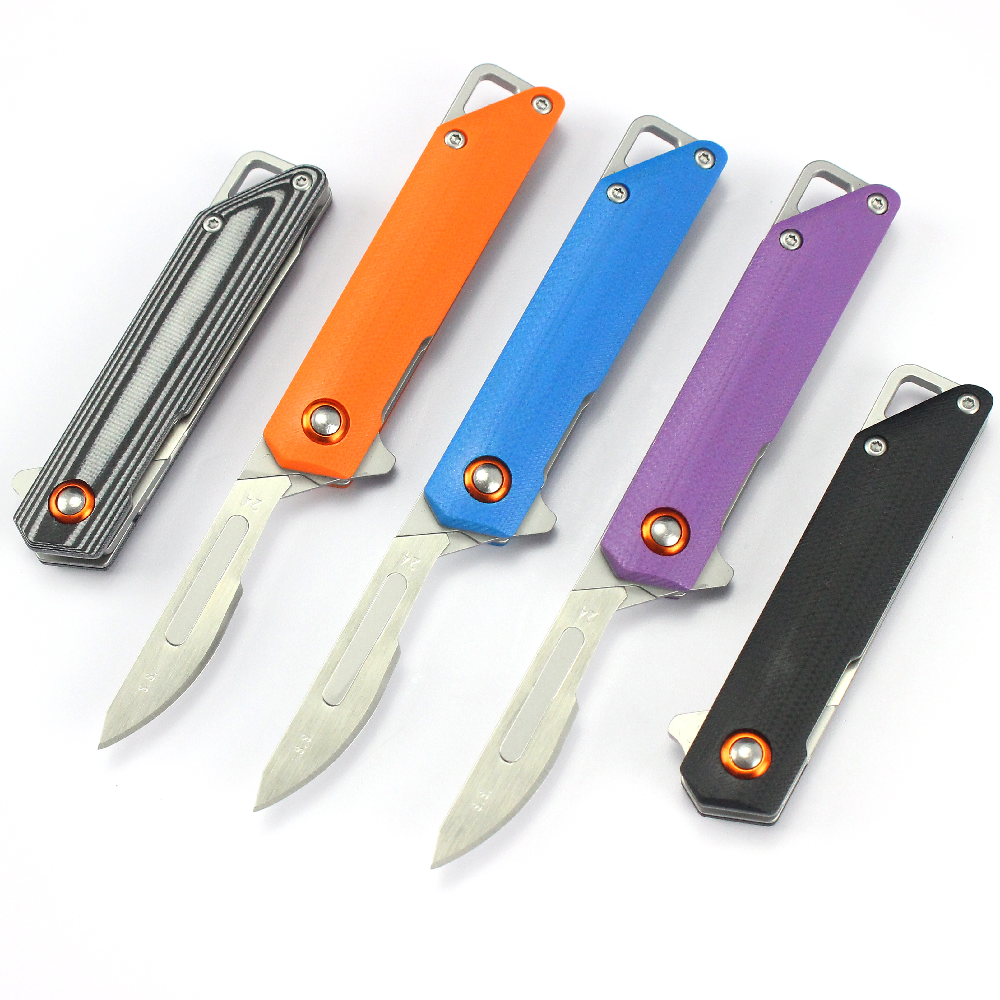 Factory Direct Customizable G10 Handle Scalpel Portable Mini Pocket Knife