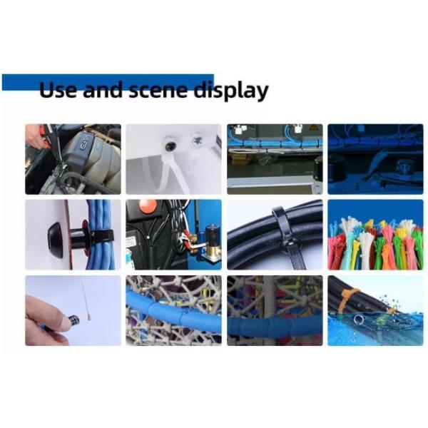 CE-одобрение самозамыкающиеся нейлон 66 многоразовые кабельные галстуки пластиковые кабельные решетки