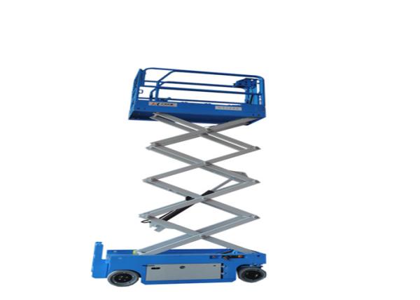 Zero Emission Full Height Mobile Scissor Lift Table With Tilt Level Sensor Diesel Powered