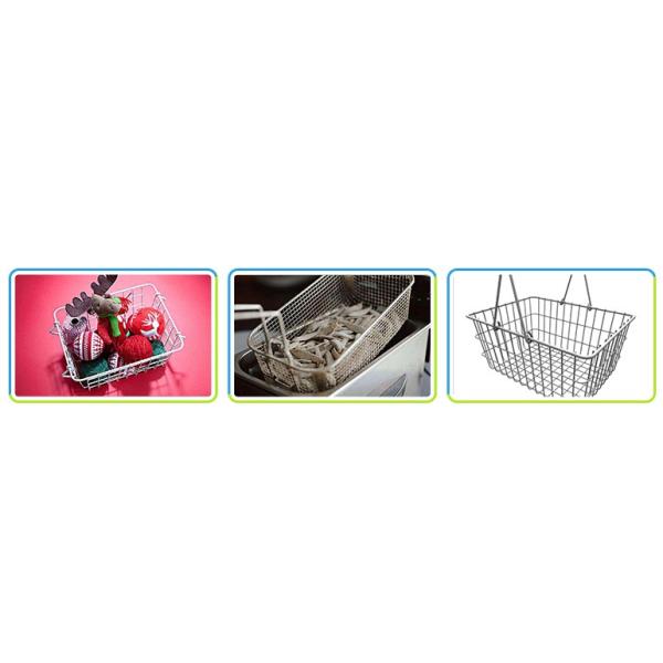Home Wire Mesh Basket , 304 316L Stainless Steel Fruit Storage Basket