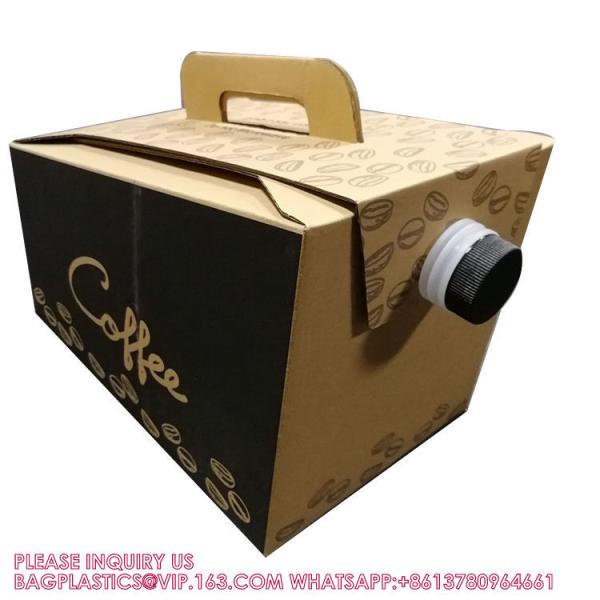 Custom Portable 1L/3L/5L/10L/20L Coffee Wine Edible Olive Oil Milk Tea Water Juice Drink BIB Bag In Box Dispenser
