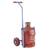 Carretilla púrpura del carro del cilindro de gas de Calor de la barra de T para el cilindro de oxígeno portátil