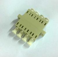 Type quadruple beige optique multi ou Aqua de coupleur de fibre de mode de LC UPC