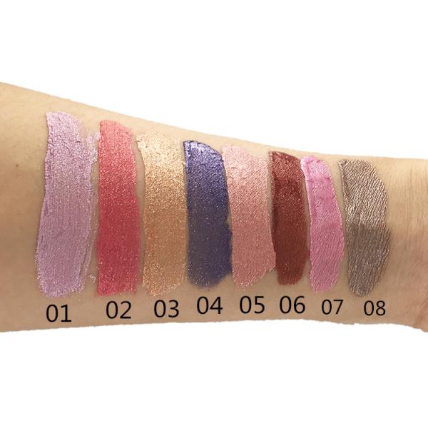 Продолжительные продукты макияжа губы делают быстро сухой металлический цвет водостойким