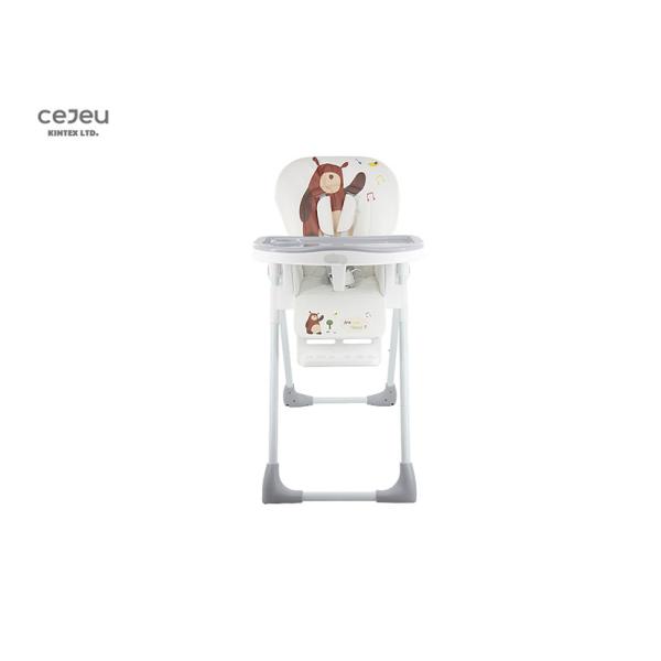 6 высот отрегулировала розовое положение FootPlate высокого стула 7.8KG 3