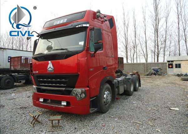 6 x 4 SINOTRUK HOWO A7 420HP TRACTOR TRUCK ZZ4257N3247N With One bed &Air Conditiner Got