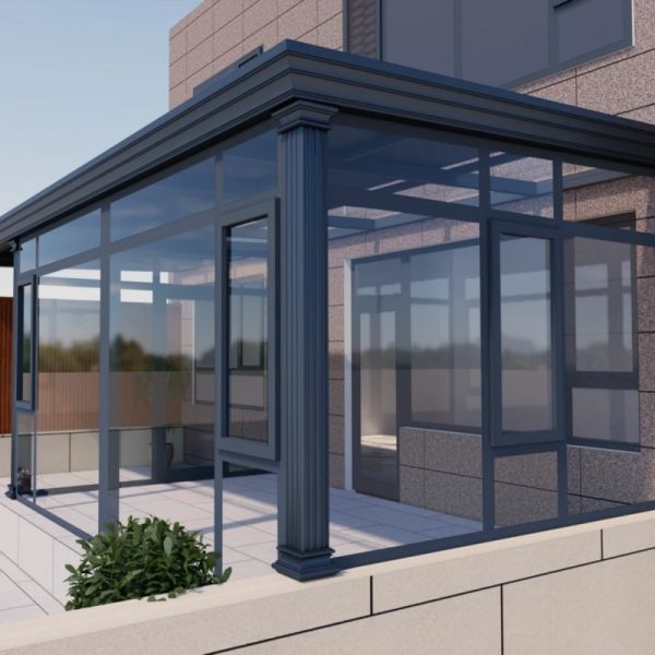 Wholesale Aluminum Glass Sunrooms Aluminum Glass Conservator Greenhouse Sunrooms & Glass Houses