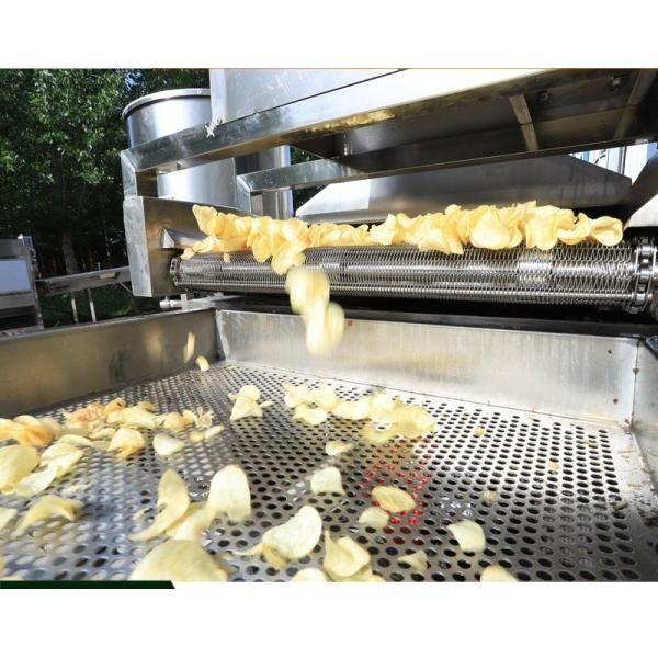 Large-Scale Production Industrial Potato Chip Fryer for 200kg Frozen French Fries Line