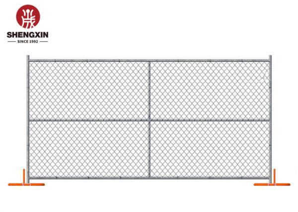 Galvanized Pvc Coated Chain Link Temporary Fence 4ft 5ft 6ft 8ft 50ft 100ft