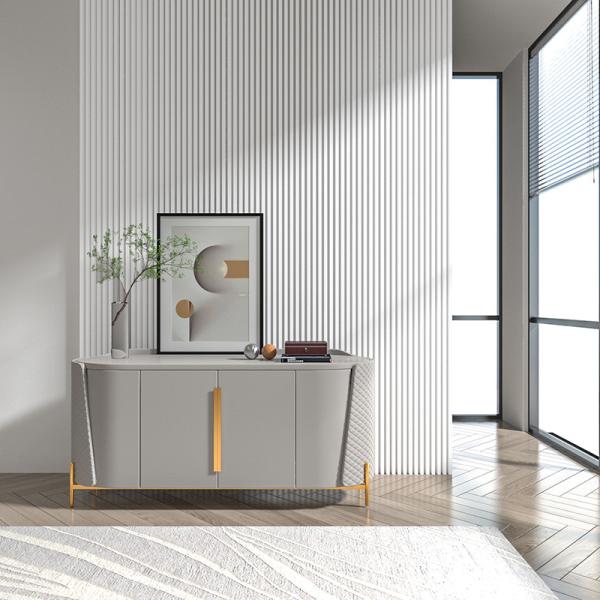 Painel de parede de PVC interior WPC Design moderno de flauta para paredes e decoração de interiores