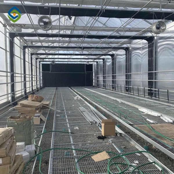 100m Herbs Light Deprivation Greenhouse Blackout Dehumidifier