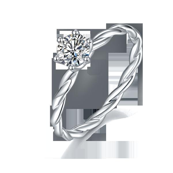 Moissanite Engagement  For Women Ring Set Diamonds And Sapphire Wedding Band  White Gold  Pave