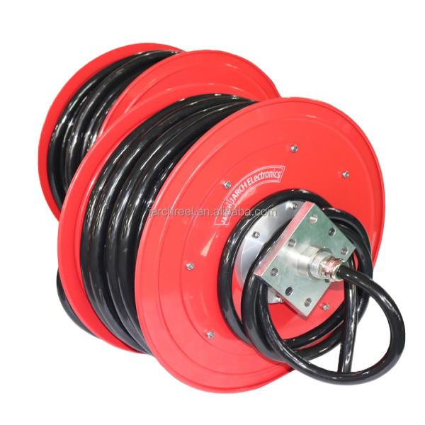 Twin Hoses Retractable Hose Reel 49cm STEEL High Pressure FCC