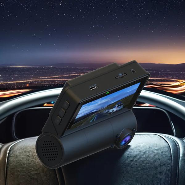 1080P Full HD Автомобильная камера DVR 3 объектива Заднее зеркало Водительский рекордер 170 Широкоугольный