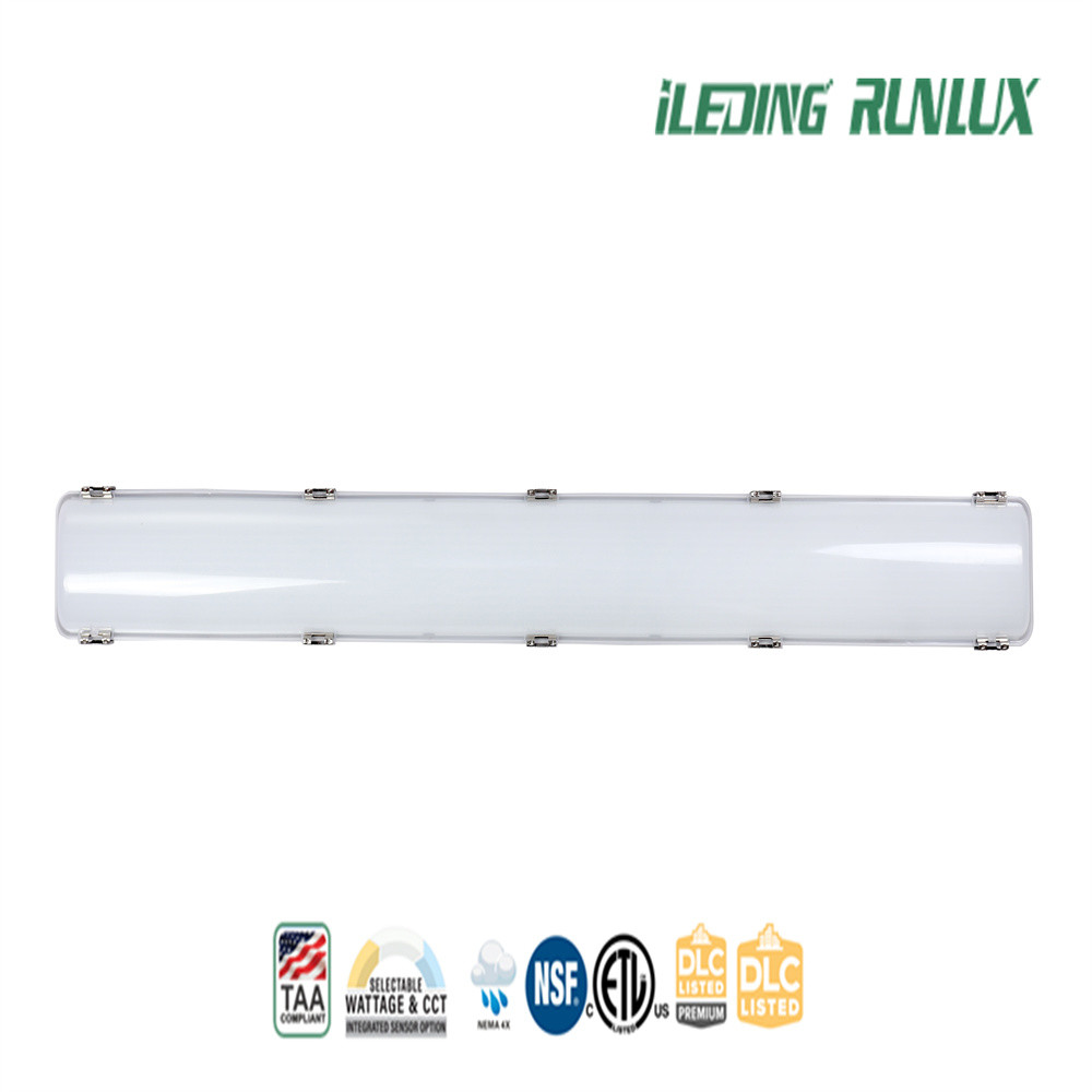 Wattage Selectable LED Tri Proof Light with Polycarbonate Lens and 0-10V Dimming