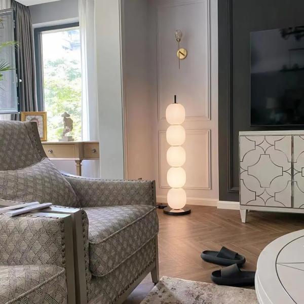 Lampes style gourde 3500K, Lampadaires LED de luxe pour salon/chambre