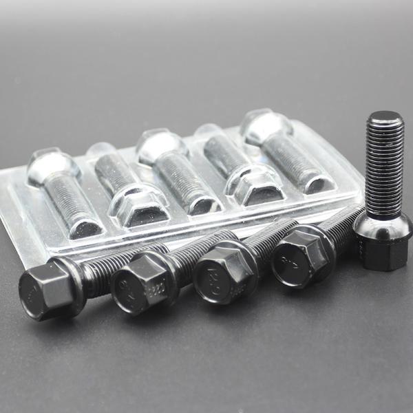 Shank 39mm R13 Extended Lug Bolt Grade 12.9 For VW Series Dual Coating Black Finish